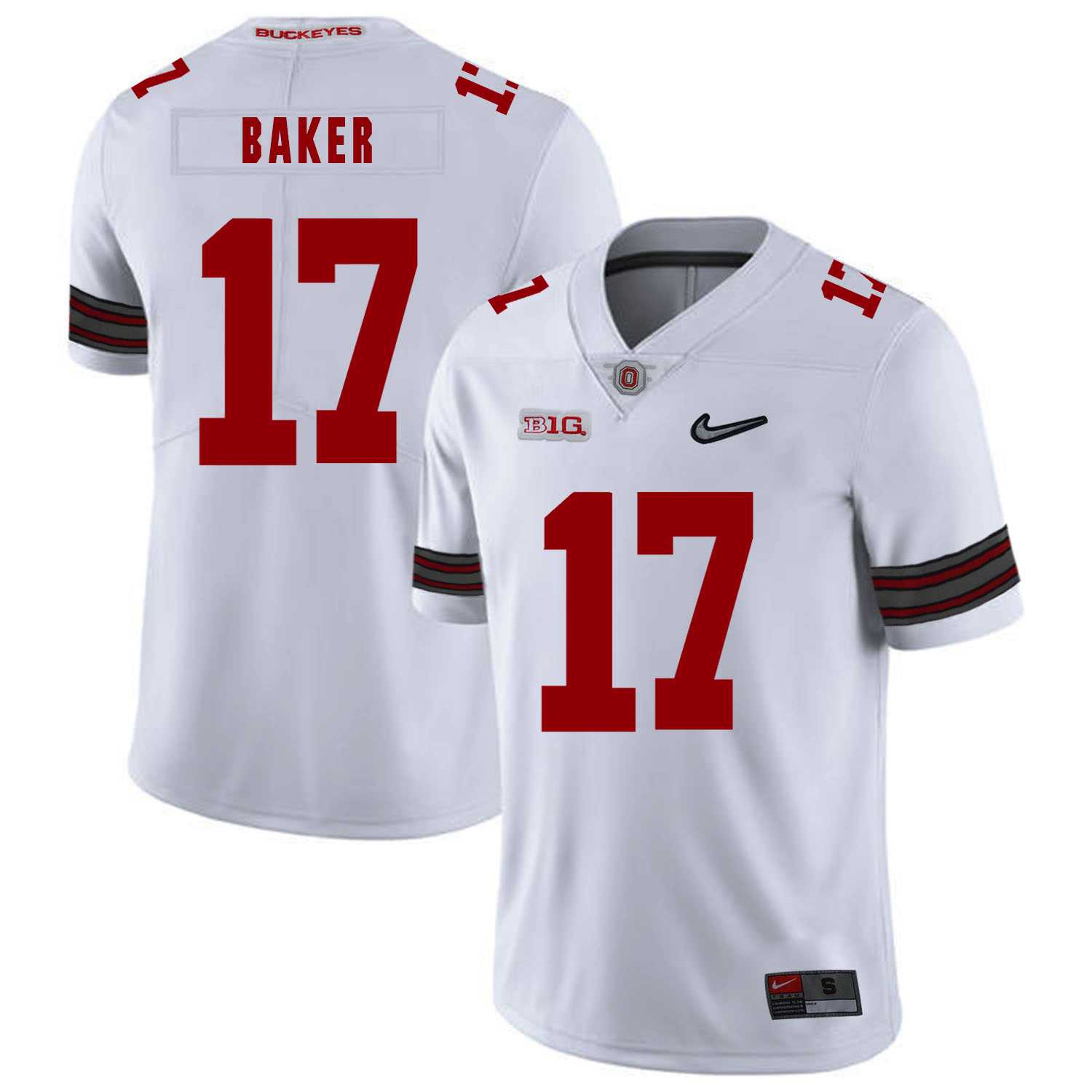 Ohio State Buckeyes 17 Jerome Baker White Diamond Nike Logo College Football Jersey Dzhi,We sell and wholesale Ohio State Buckeyes 17 Jerome Baker White Diamond Nike Logo College Football Jersey Dzhi on line form chian!